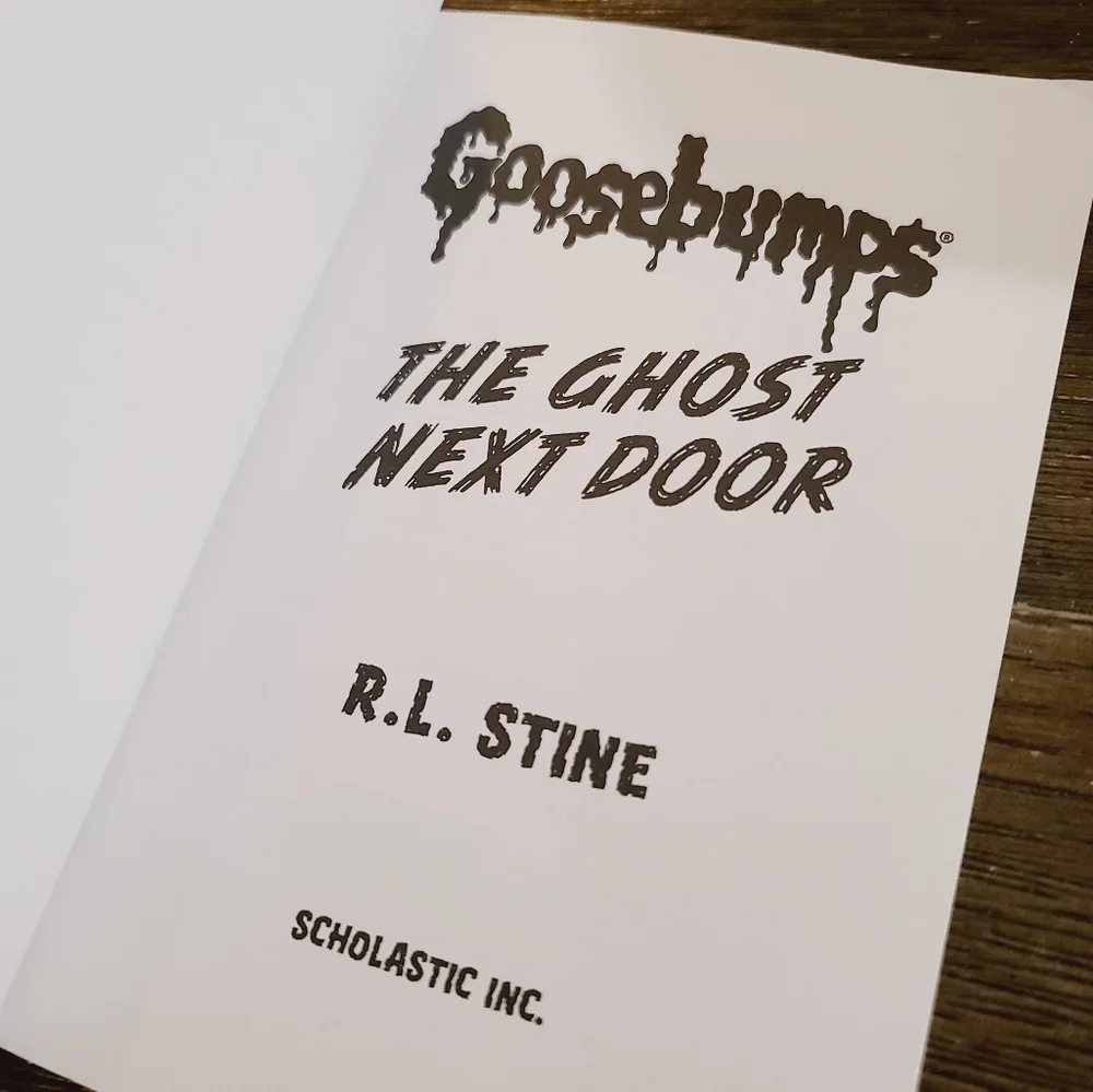 Goosebumps #10 The Ghost Next Door by R.L. Stine Scholastic Paperback